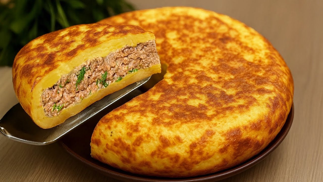 GOTT, IST DAS LECKER! Mischen Sie einfach 3 EIER und 3 KARTOFFELN! Alle suchen dieses Rezept!