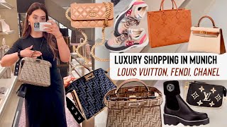Back In Munich To Collect A Bag & Some Luxury Shopping- Chanel, Louis Vuitton, Fendi | Travel Vlog