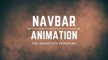 Pure CSS Menu Hover Animation | CSS Menu Animation Effects