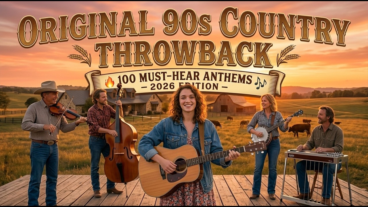 🔥Original 90s Country Style Throwback 🌾 100 Must-Hear Anthems – 2026 Edition🔥