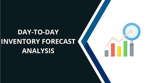 Day-to-Day Inventory Forecast Analysis report in #odoo | How to generate Inventory Forecast Analysis