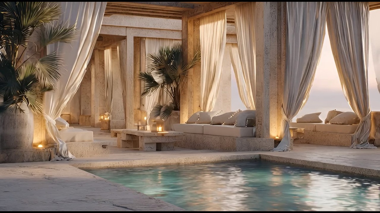 Arabic Lounge Instrumental – Luxury Natural Hotel Outdoor Music | Cozy Smooth Arabic Music (2 Hours)