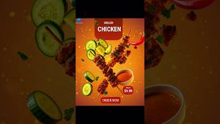 Don't forget to save the design inspiration grilled chicken poster making with @beworkify