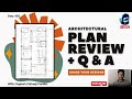 Architectural Plan Review + Q & A for Civil Engineers | How to design floor plan? | Rupesh range