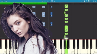 Video voorbeeld van "Lorde - Green Light - Piano Tutorial / Cover"