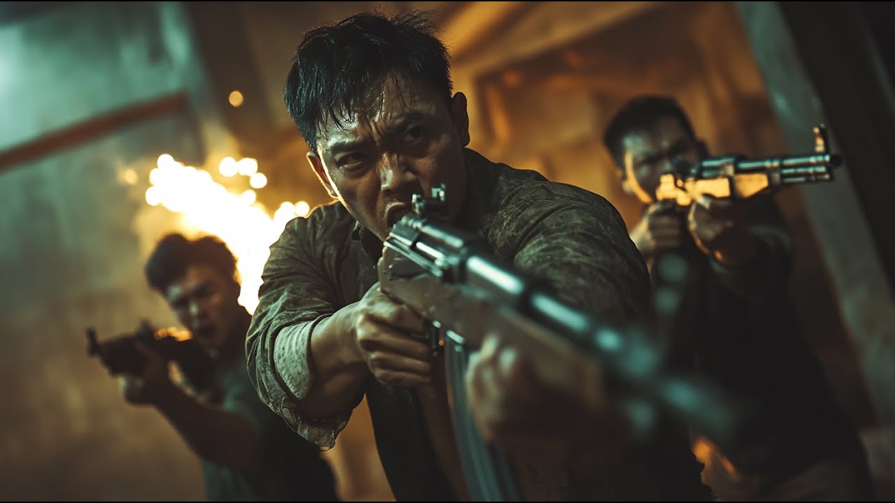 ⁣The drug lord opens fire with an AK without warning, sparking a fierce gun battle on the highway.