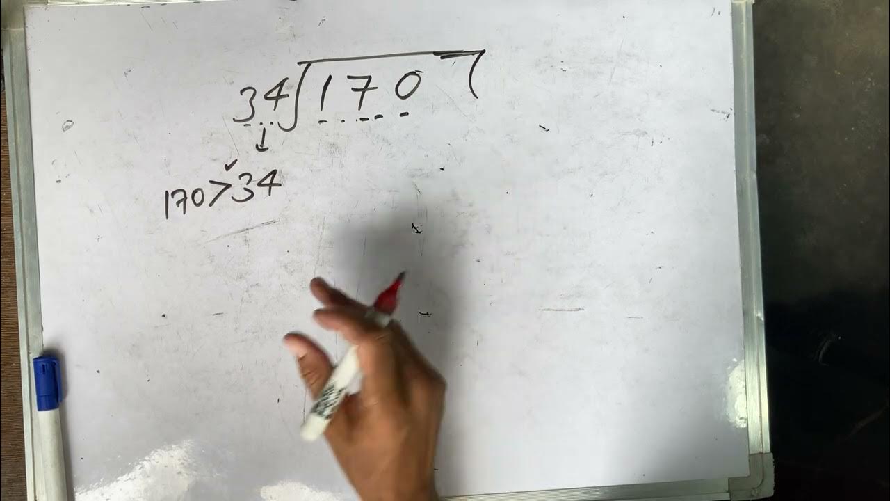 170 DIVIDED BY 34 Divide Basic Math By Surendra 170-divided-by-34-divide-basic-math-by-surendra