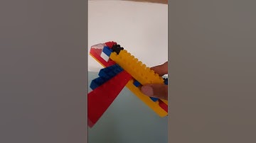 toy blocks airplane from peacock blocks