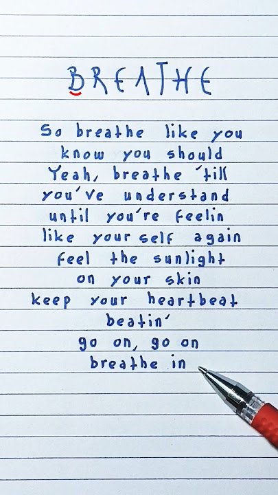 Download lagu Breathe · Mackenzie Ziegler · Lyrics