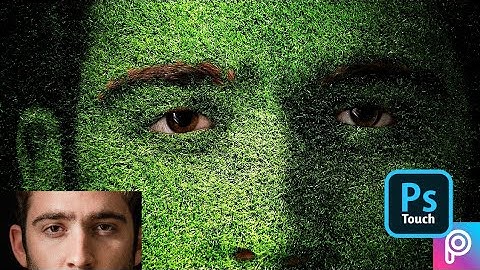 Apply Grass Texture to Face in PS TOUCH