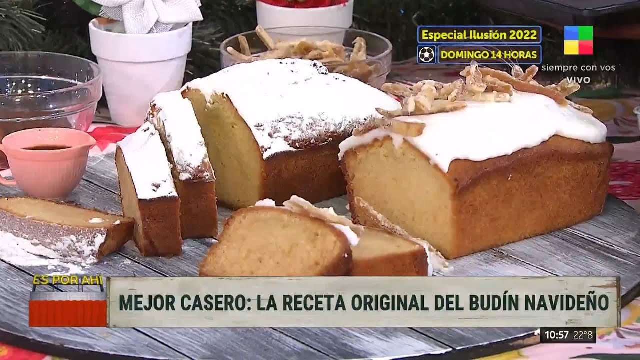 👩🍳 Mejor casero y económico: la receta original del budín navideño por ...