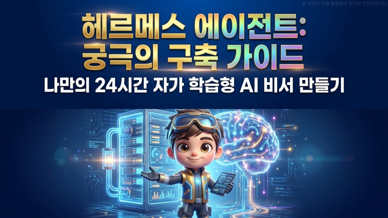[Hermes Agent] 24시간 스스로 학습하고 알아서 일하는 나만의 AI 비서, '헤르메스 에이전트' 완벽 구축 가이드