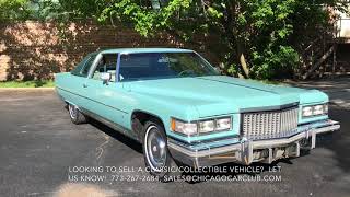 Sports Performance [SOLD]  1975 Cadillac Coupe DeVille For Sale