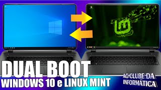 DUAL BOOT WINDOWS 10 e LINUX MINT, Reparo GRUB, ORDEM DE BOOT SETUP-BIOS