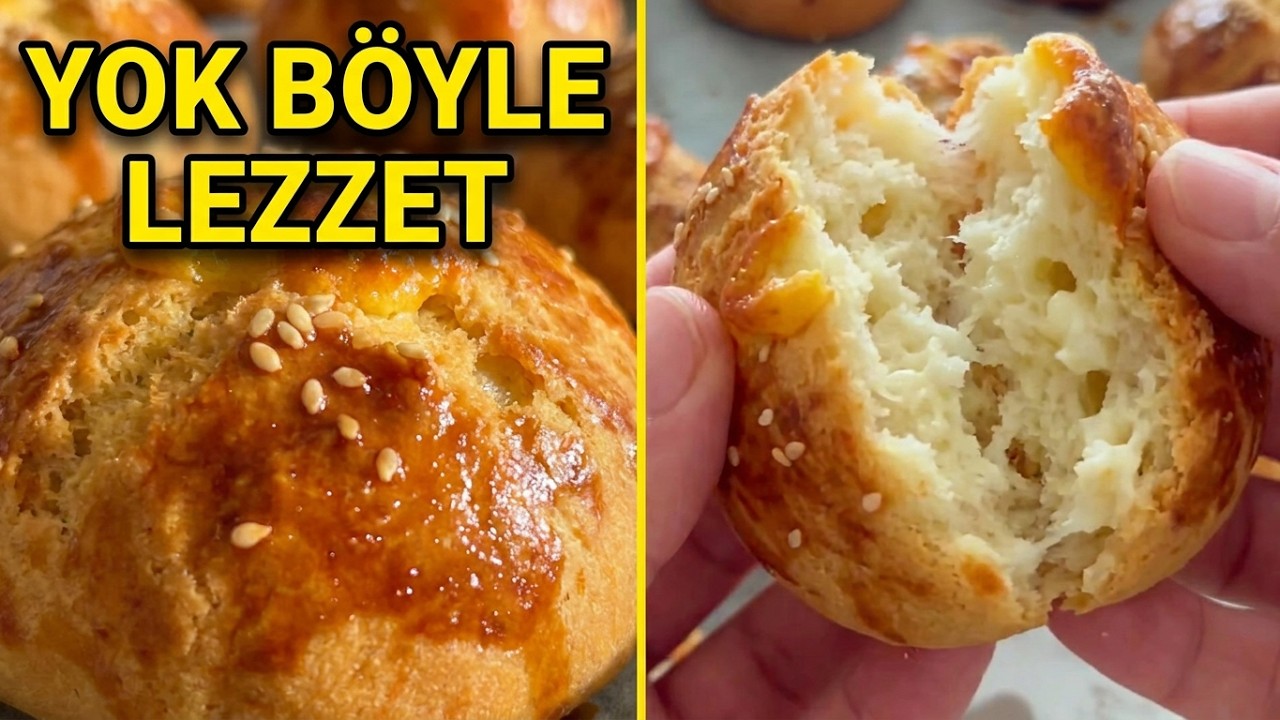 Artık Pastaneden  Almıyorum ✋- Yok Böyle Lezzet ????✅ – Peynirli Poğaça Tarifi