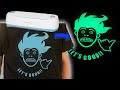 DIY Glow In The Dark T-Shirt With GLOW IN THE DARK VINYL Using Cricut