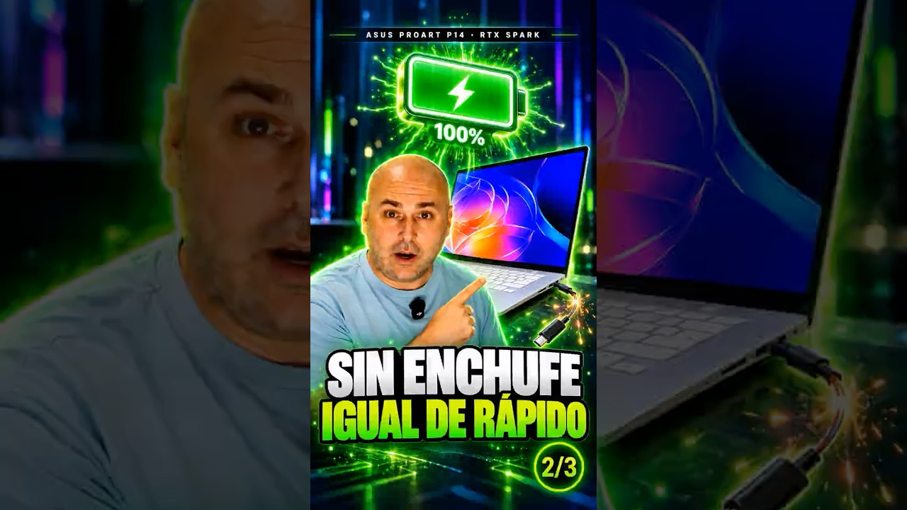 Este portátil rinde IGUAL sin enchufe 🔋🤯 #shorts