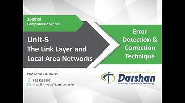 5.02 - Error Detection & Correction Technique