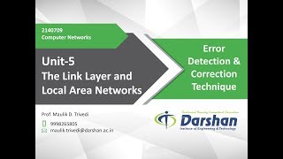 5.02 - Error Detection & Correction Technique