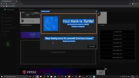 FASTEST CLICKER IN THE WOLD (CPS TEST)-WORLD RECORD(45CPS)