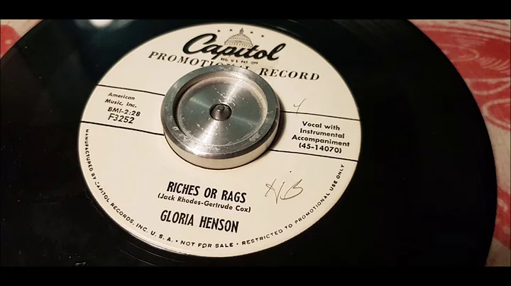 Gloria Henson - Riches Or Rags - 1955 Hillbilly - ...