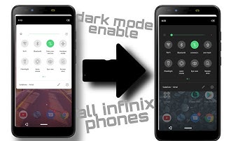 How To Enable Dark Mode In All Infinix Smartphone.