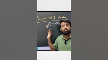 Difference between Exponent and Power