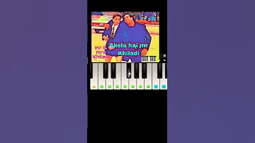 Akela Hai Mr Khiladi Cover Piano Shorts 