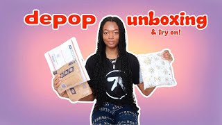 winter / spring depop unboxing + try on! (part 1)