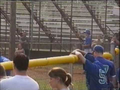 East Jessamine Baseball 2001 action against WEST