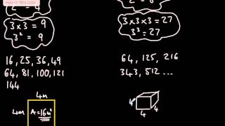 GCSE Maths - Square Numbers, Cube Numbers, Square Roots & Cube Roots Higher Foundation