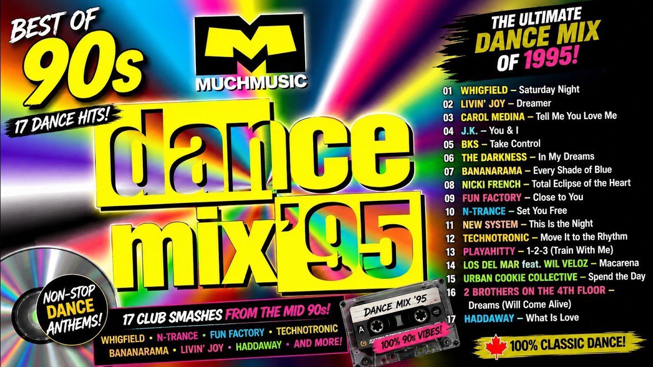 💿 90s Dance Classics 💿 Original CD Collection | Dance Mix' 95