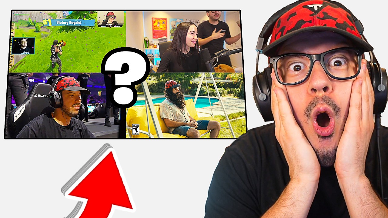 Typical Gamer REACTS to his BEST FORTNITE MOMENTS!