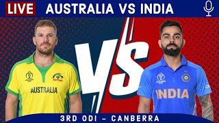 LIVE Aus vs IND Score & Hindi Commentary | Australia vs India 2020 Live cricket match today