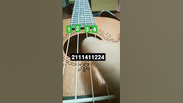 ukulele easy tricks! || squid game red light green light super easy tutorial