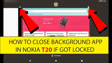 Forcefully close app running in background of Nokia T20 Tablet | #nokia #nokiat20 #nokiatrouble