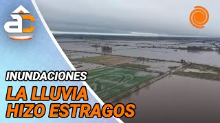 INUNDACIONES en Cruz Alta: cayeron más de 300 milímetros en un fin de semana