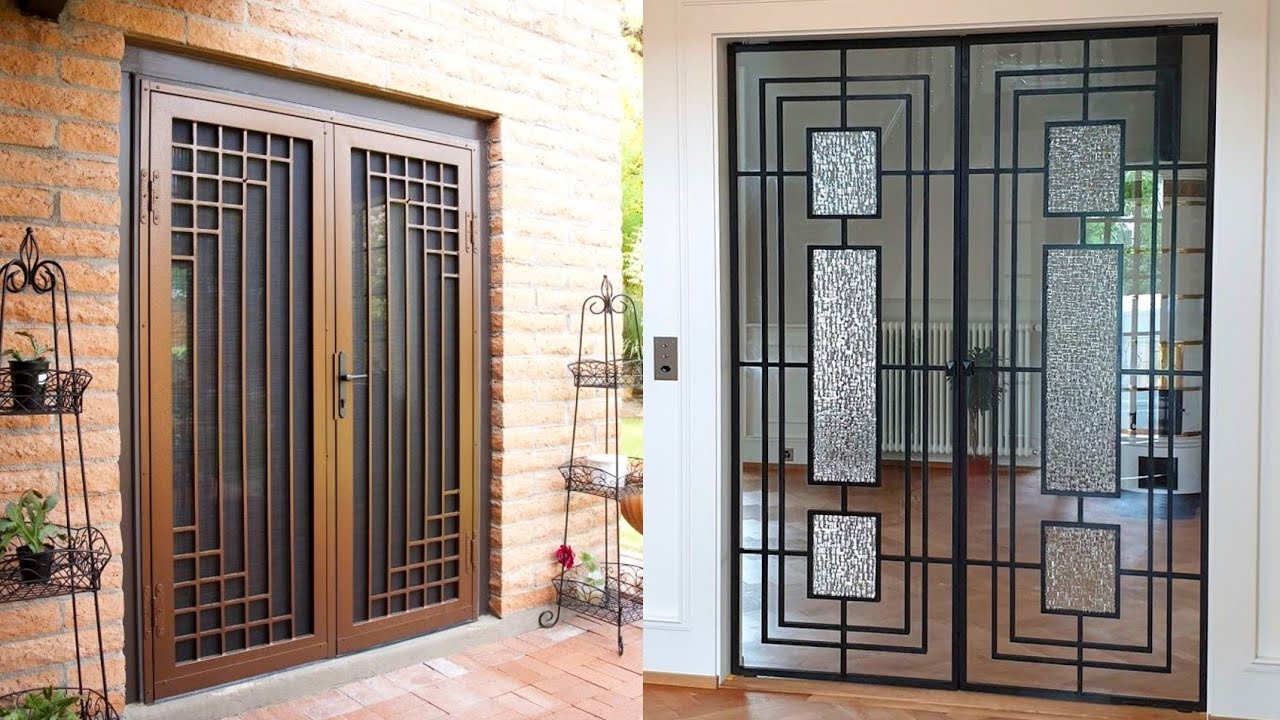 Entrance Gate Door Design With Security