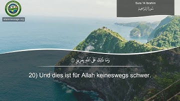 سورة 14. إبراهيم (ترجمة باللغة الألمانية) | مشاري بن راشد العفاسي