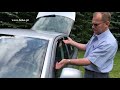 Как установить вставные ветровики, дефлекторы окон HEKO для боковых окон дверей автомобиля