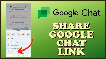 How to SHARE Google Chat Link 2024?