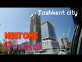 Uzbekistan Tashkent city    NEST ONE подняли 47 этажей