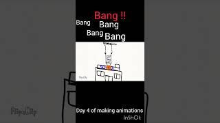 Destroying my biggest enemy [ Day 4 of making aniamtions ] #missile #explosion #bomb