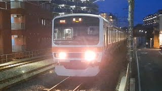 JR東日本武蔵野線E231系M84編成各駅停車東京行き西国分寺駅到着(2023/7/31)