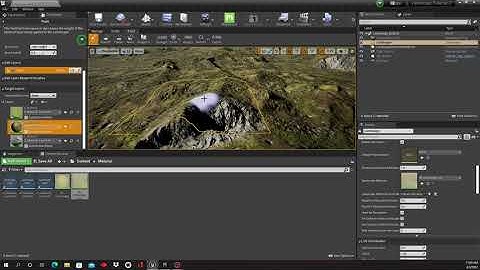 Landscape 4 - Unreal Engine - Painting the landscape