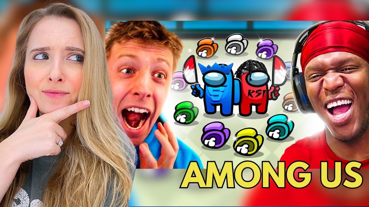 REACTING TO KSI & W2S AMONG US SIDEMEN MASTERCLASS