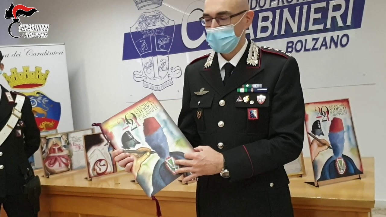 Carabinieri Presentati Anche A Bolzano Il Calendario Storico E L Agenda Storica 2021 Youtube calendario concorso carabinieri 2021