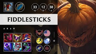 Fiddlesticks ARAM: Quadra Kill, Dominating - NA Grandmaster Patch 14.23
