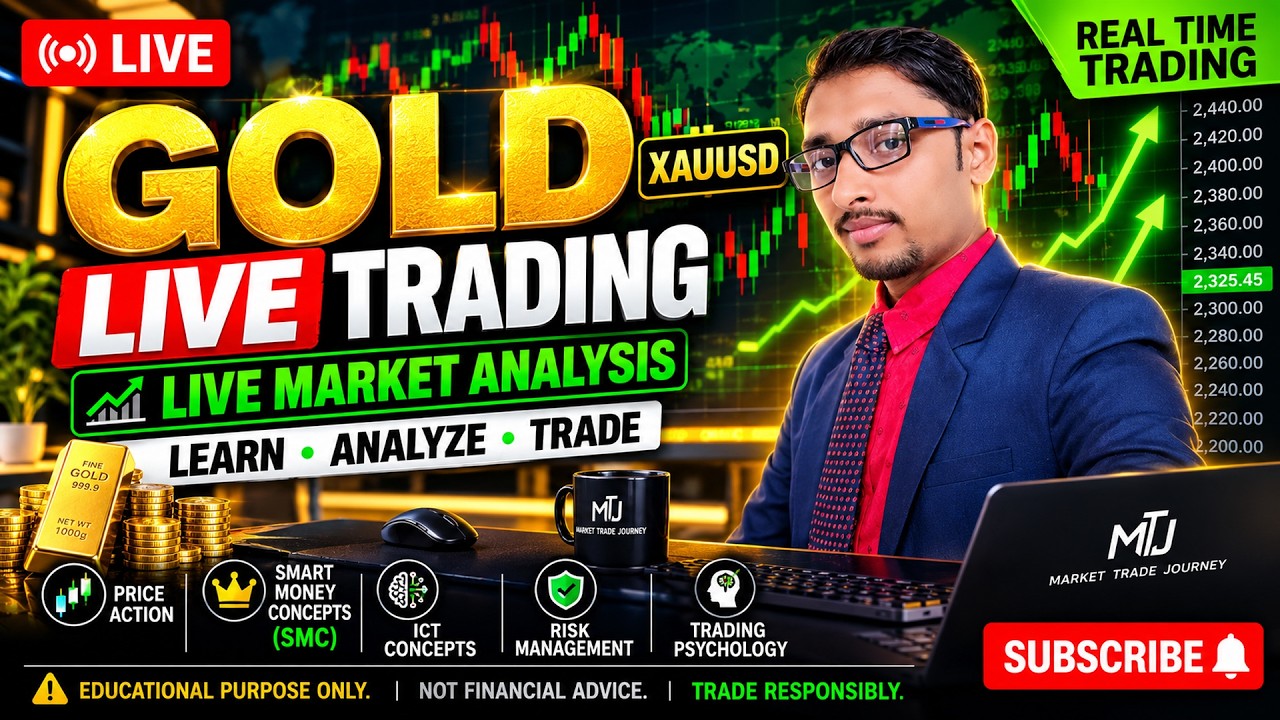 GOLD Live Stream Trading/ XAUUSD ,Analysis,Education,Practice NEWYORK ...