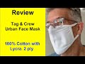 Review tag  crew face mask